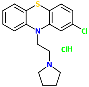 MC080157 2-Chloro-10-(2-pyrrolidino-ethyl)-phenothiazine hydrochloride (image for) MC080157 2-Chloro-10-(2-pyrrolidino-ethyl)-phenothiazine hydrochloride